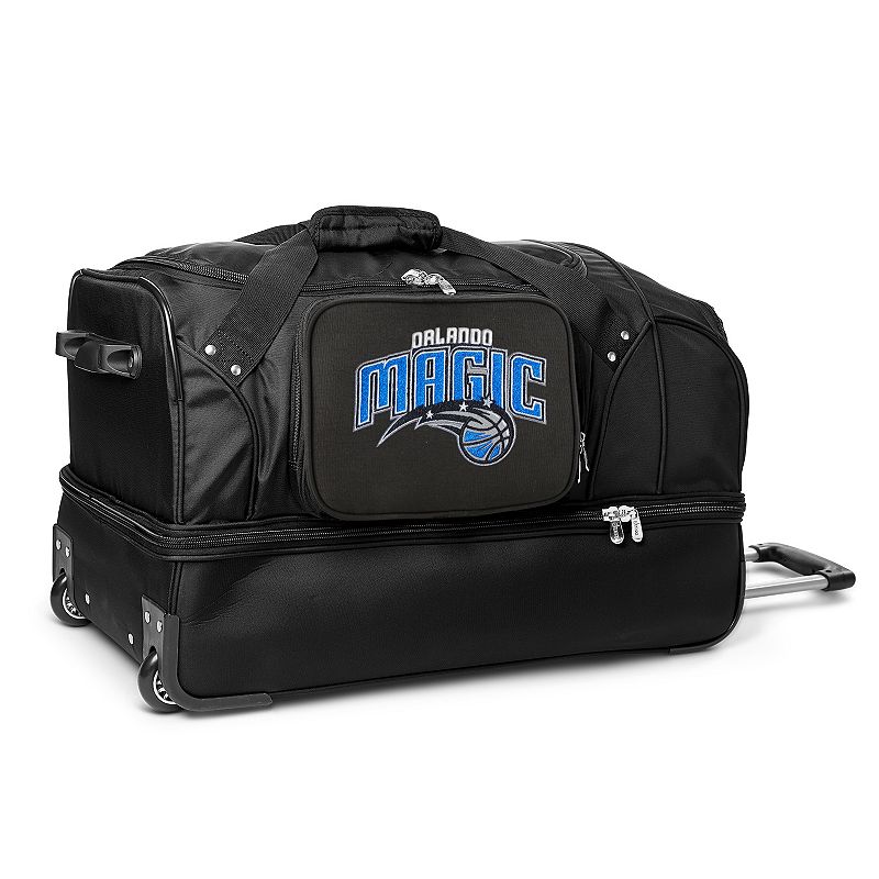 Orlando Magic 27-Inch Rolling Duffel Bag, Mag Black