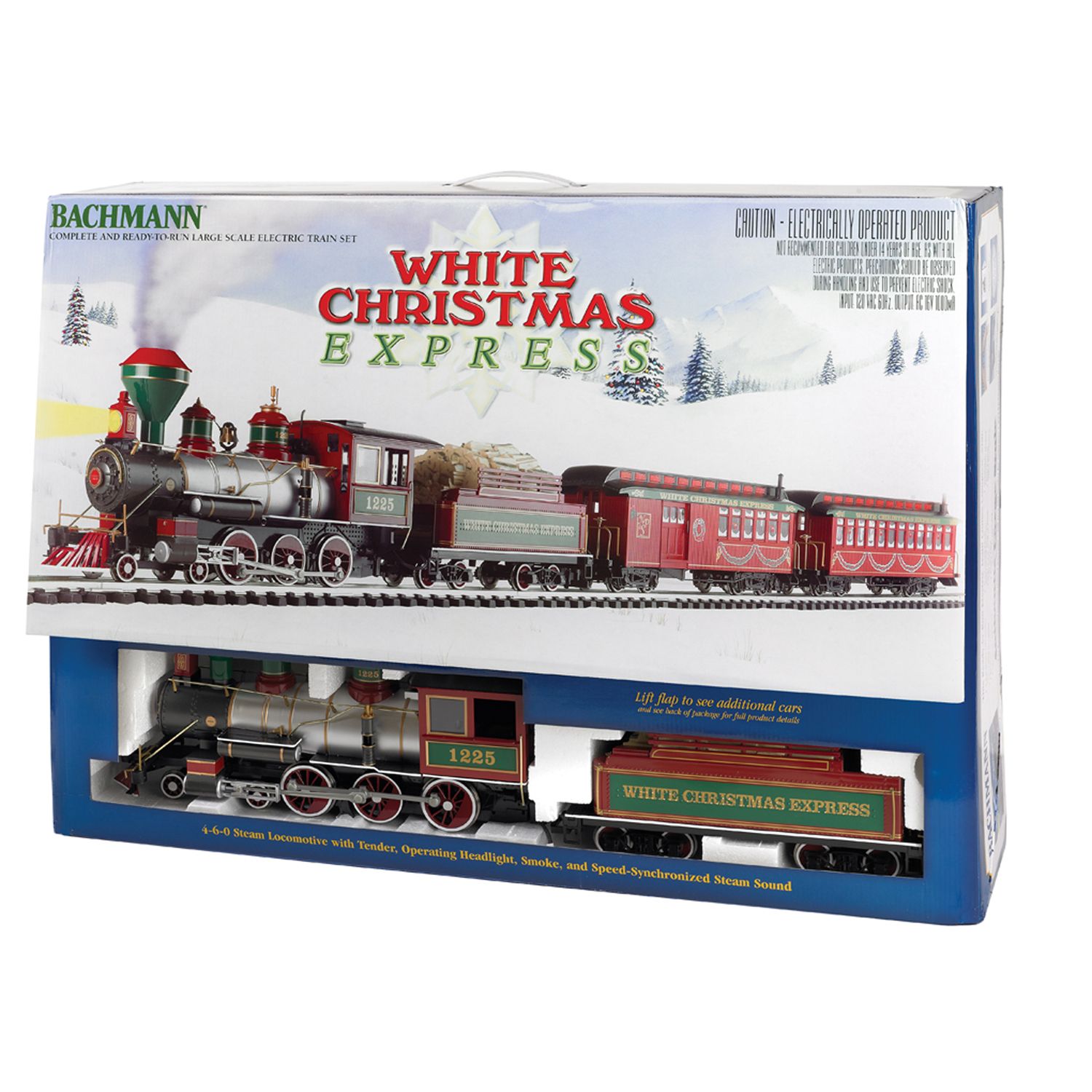 christmas model train set