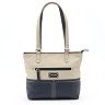 Stone and Co. Donna Colorblock Leather Tote