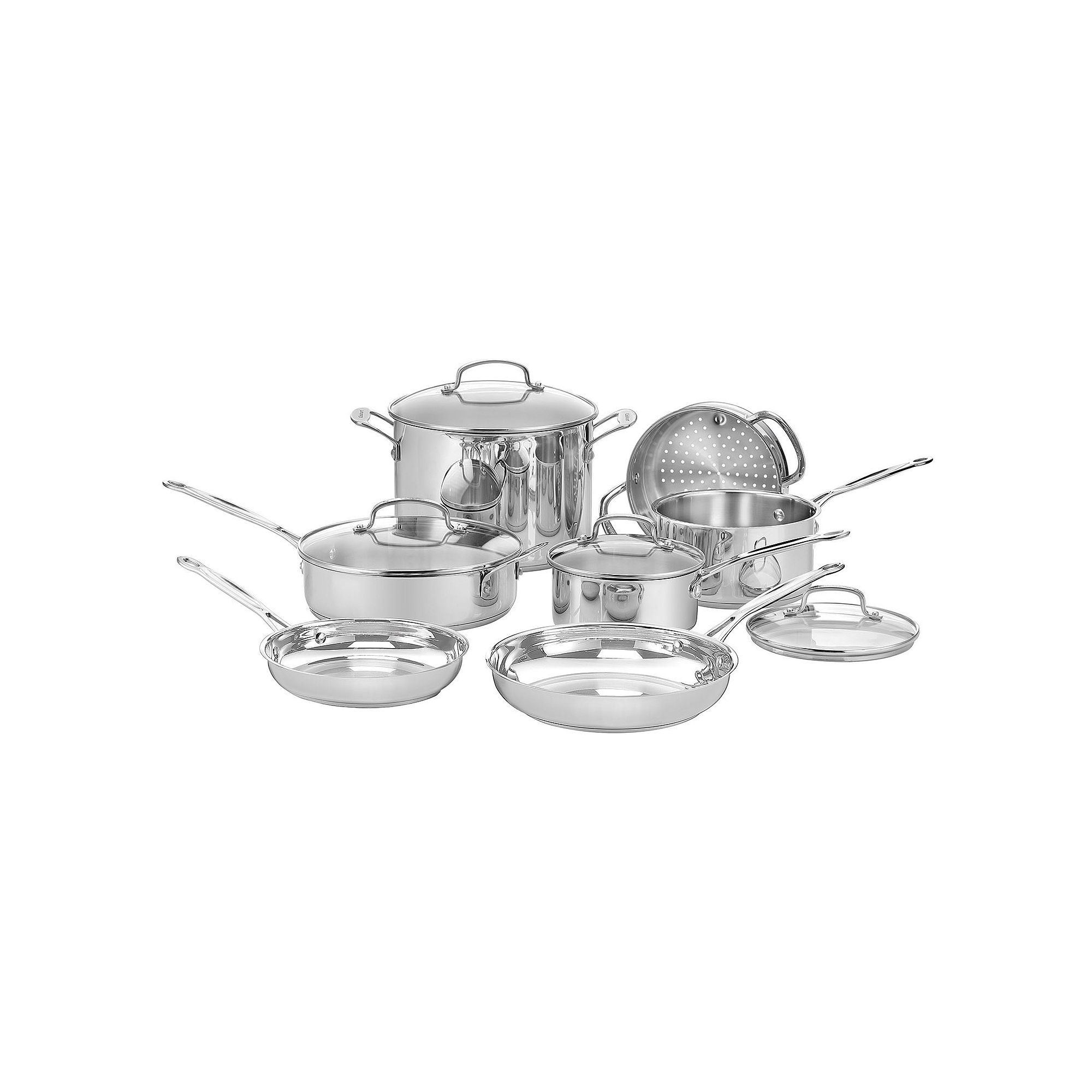 Cuisinart Chefs Classic 11-pc. Stainless Steel Cookware Set, Multicolor
