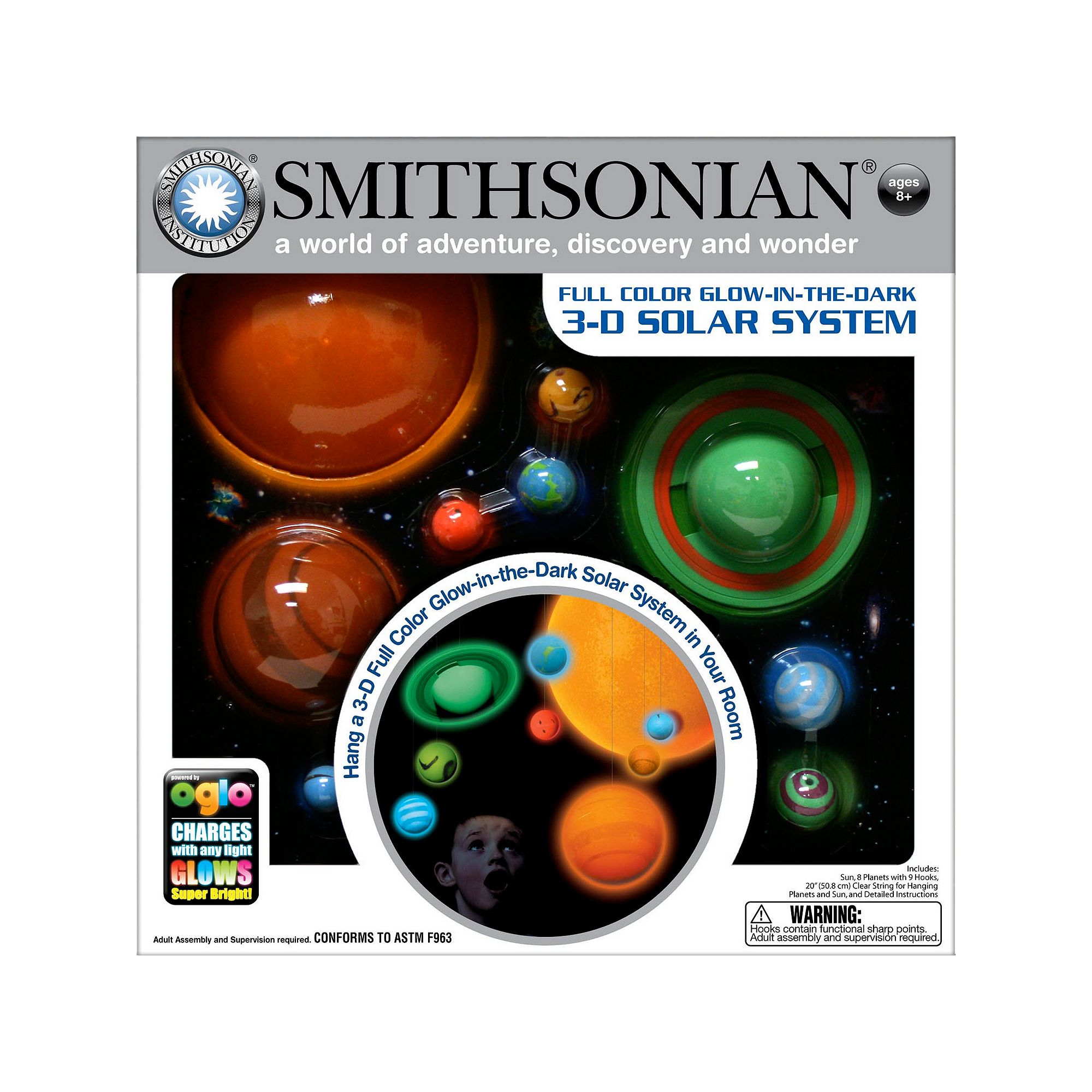 Smithsonian 3D Glow-in-the-Dark Solar System, Multi