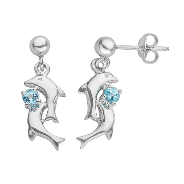 Macy's Cubic Zirconia Tree Disc Openwork Stud Earrings In 14k Gold Plated Sterling Silver