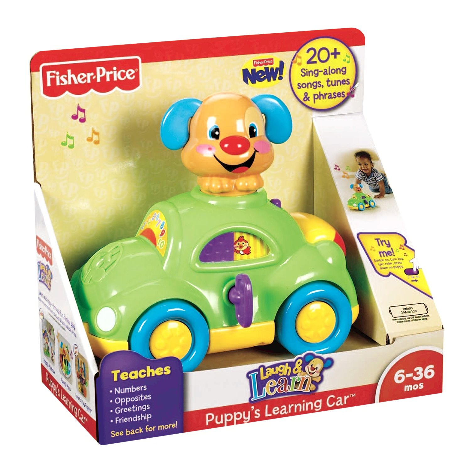 fisher price puppy learning car