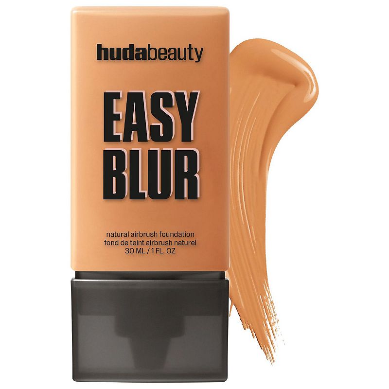 HUDA BEAUTY Easy Blur Natural Airbrush Foundation with Niacinamide, Size: 1 FL Oz, 430n Gingerbread