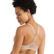 Maidenform Womens One Fab Fit Extra Coverage Lace T-Back Bra(07112)-White- 36DD at  Women's Clothing store