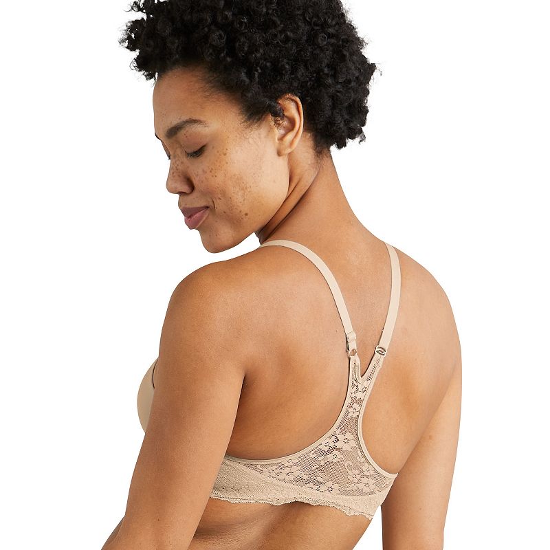 Maidenform® One Fab Fit® Full Coverage Lace Racerback Bra 07112, Women's, Size: 38 Dd, Latte