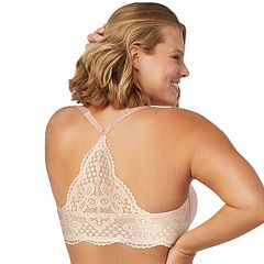 Maidenform One Fab Fit Full Coverage Front-close T-back Bra In  Sandshell,pearl