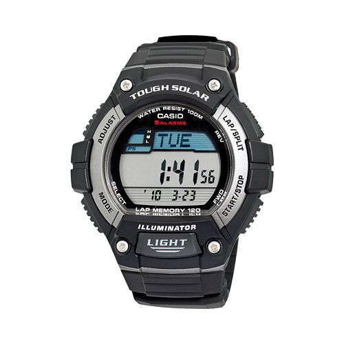 Casio Men's Classic Tough Solar Digital Chronograph Watch - WS220-1AK