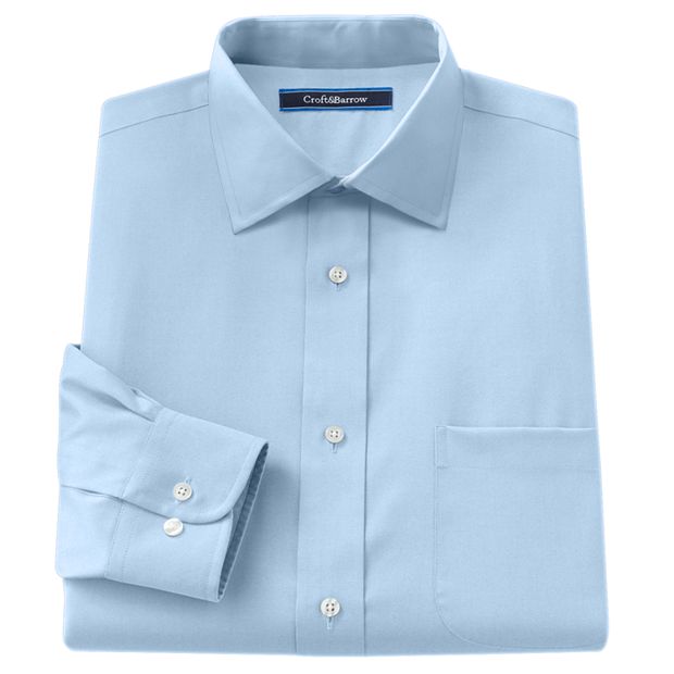 Men's Croft & Barrow Classic-Fit No-Iron Dress Shirt