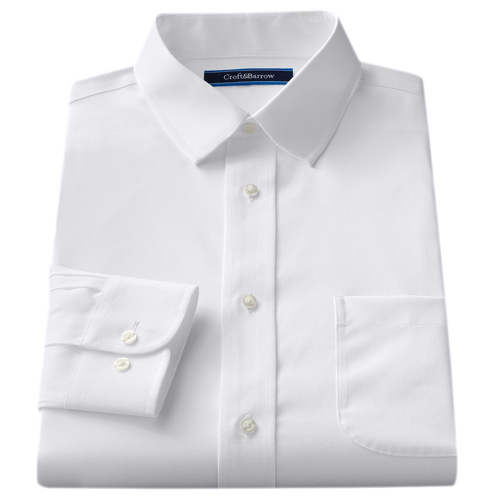 Men's Croft & Barrow Classic-Fit No-Iron Dress Shirt