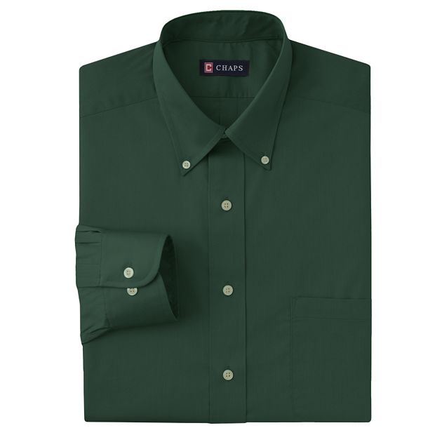 Chaps classic best sale fit twill shirt