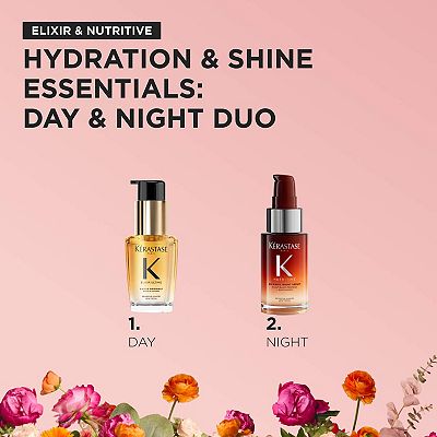 Kerastase Mini Elixir Ultime Hair Oil & 8H Magic Night Serum Hair