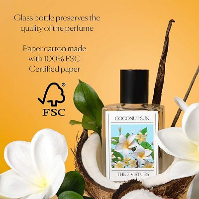 The 7 Virtues Coconut Sun Eau de Parfum Travel Spray
