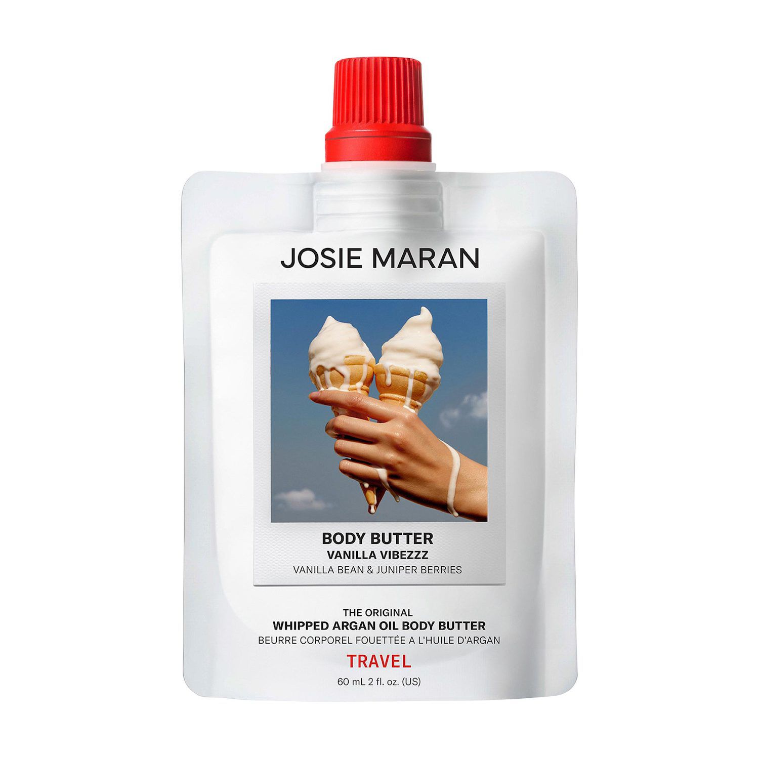 JOSIE MARAN Vanilla Vibezzz - Whipped Argan Oil Refillable Firming