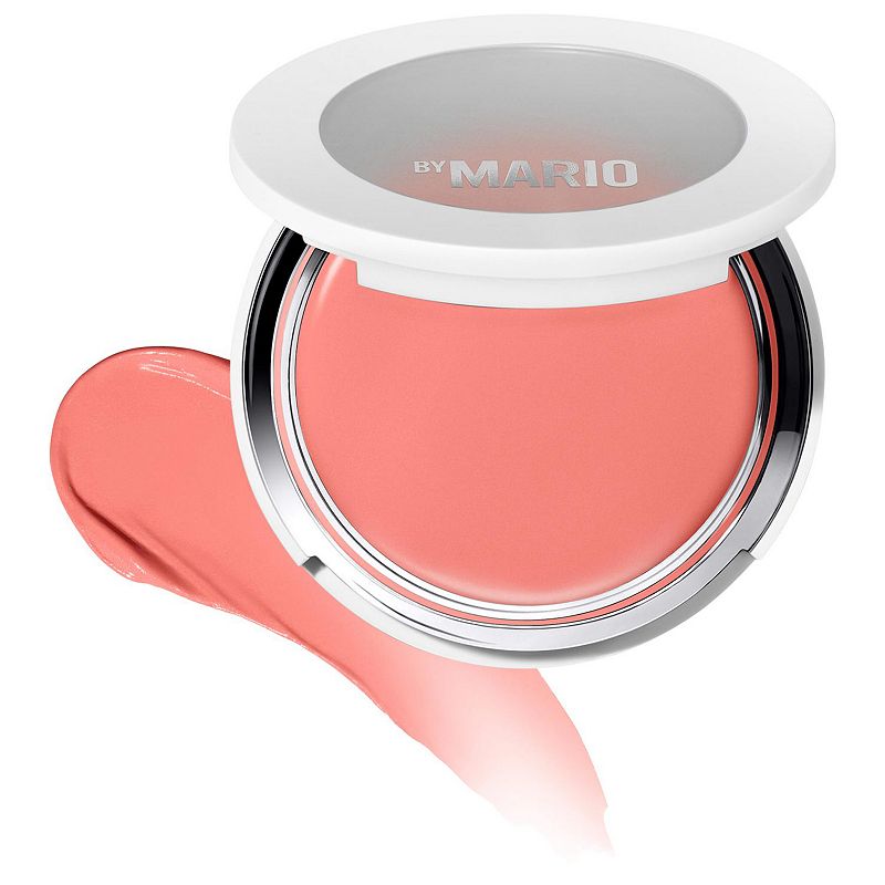 MAKEUP BY MARIO Soft Pop Plumping Cream Blush Veil, Size: .17Oz, Just Peachy