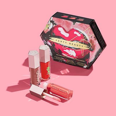 FENTY BEAUTY by Rihanna Glossy Posse VII Full-Size Gloss Bomb Trio