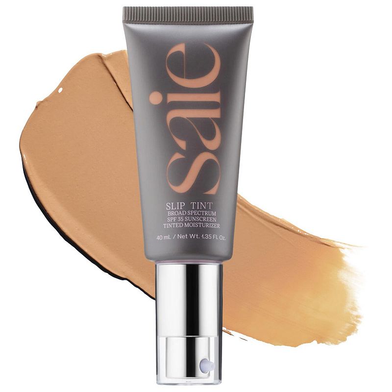Saie Slip Tint Lightweight Tinted Moisturizer with Mineral Zinc SPF 35 and Hyaluronic Acid, Size: 1.35Oz, 3.5