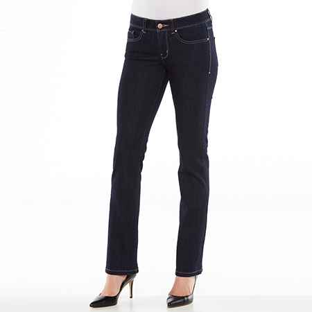 fit jeans slim guide conrad bootcut lc lauren jean narrower hug designed than through classic body