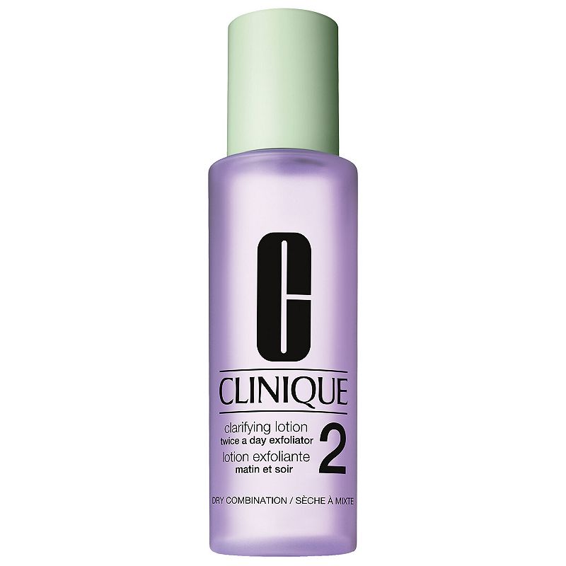CLINIQUE Clarifying Face Lotion 2 Liquid Exfoliator for Dry Combination Skin, 