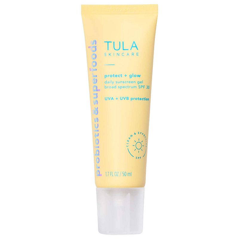 TULA Skincare Protect + Glow Daily Sunscreen Gel Broad Spectrum SPF 30, Size: 1.7 Oz, None