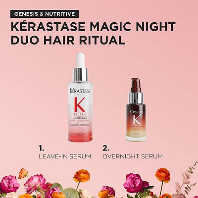 Kerastase Genesis Serum & Mini 8H Magic Night Serum Hair Gift Set