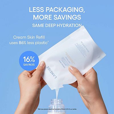 LANEIGE Cream Skin Refillable Milky Toner with Ceramides and Peptides