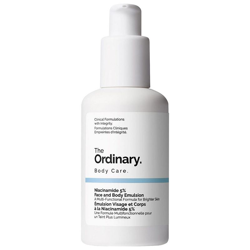 The Ordinary Niacinamide 5% Face and Body Emulsion for Dark Spots & Uneven Tone, Size: .22Oz, None