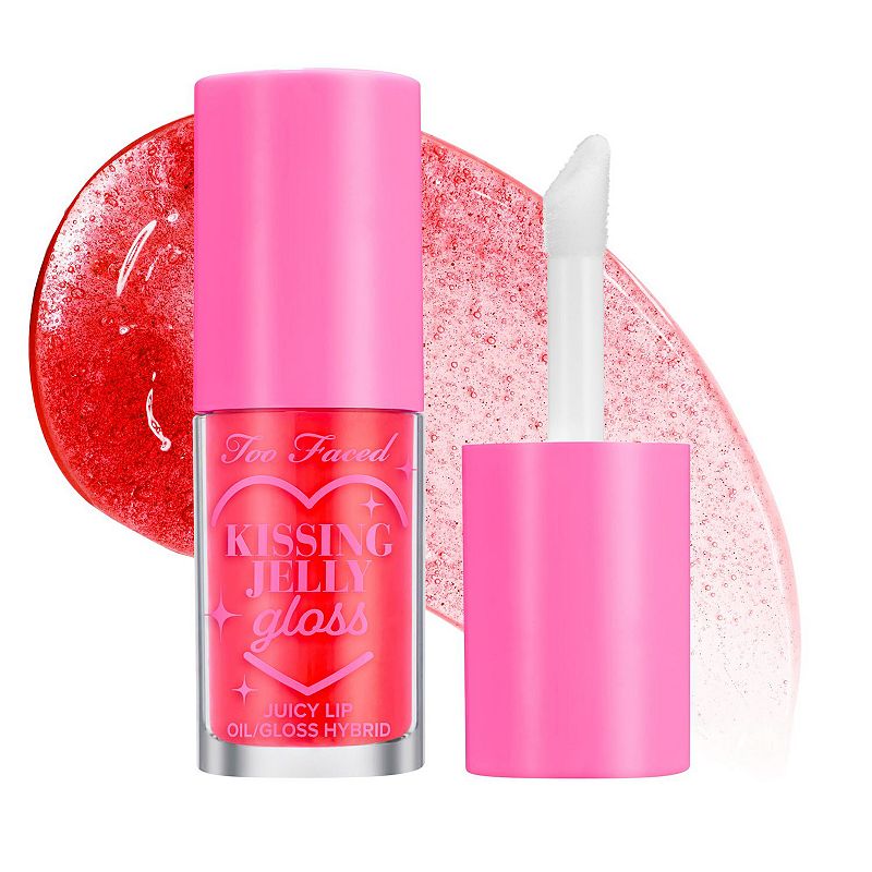 Too Faced Kissing Jelly Non-Sticky Lip Oil Gloss,