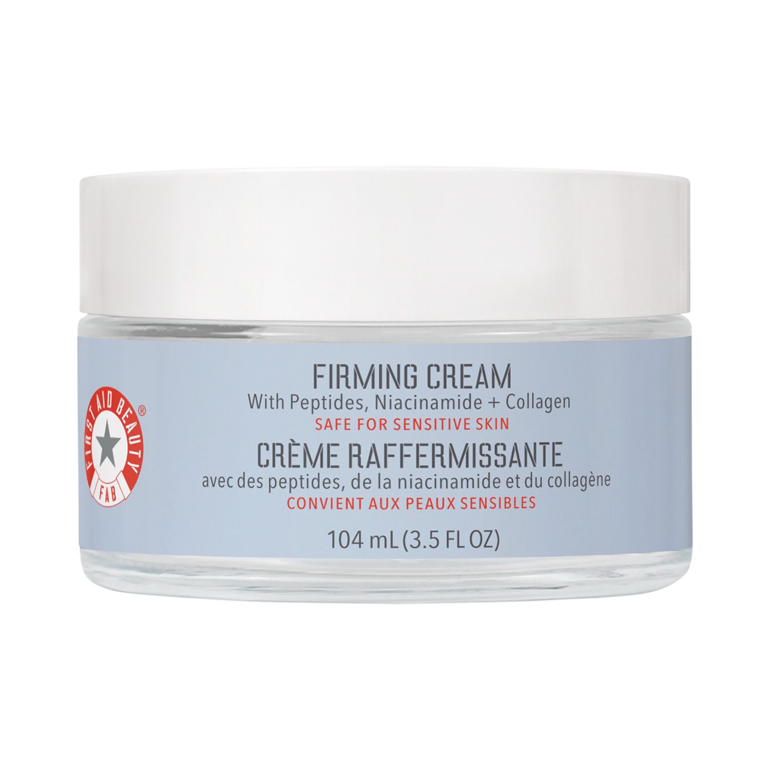 First Aid Beauty Firming Cream with Peptides, Niacinimide + Collagen - None (3.4 FL OZ)