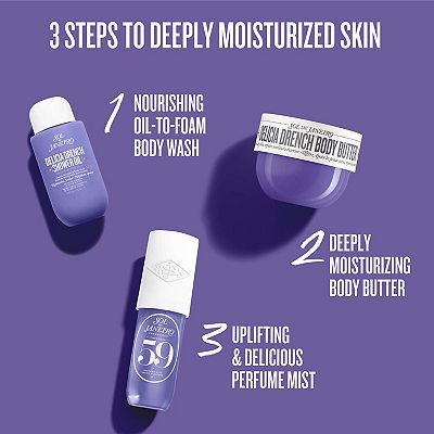 Sol de Janeiro Drench & Dazzle Delicia Drench Body Routine Gift Set