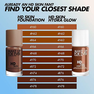 MAKE UP FOR EVER HD Skin Hydra Glow Hydrating Foundation with
