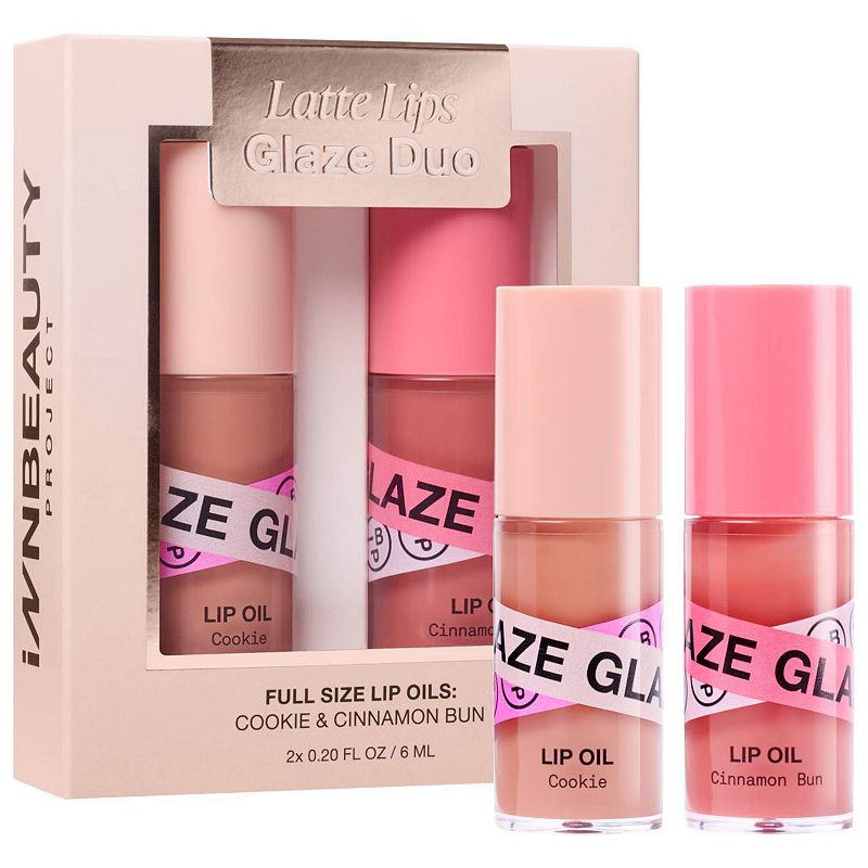 iNNBEAUTY PROJECT Latte Lips Glaze Lip Oil Lip Set, Size: 0.2 FL Oz, None