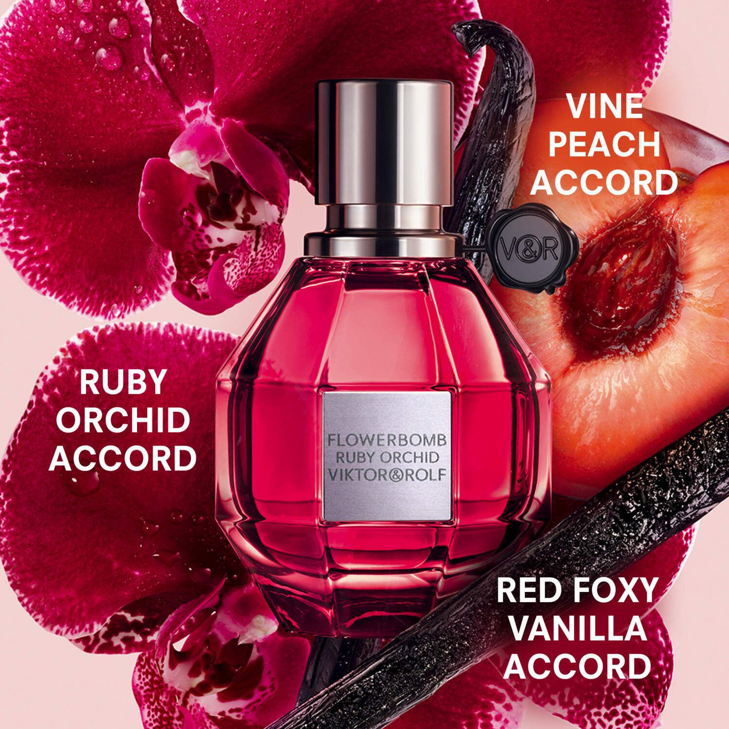 Viktor&Rolf Flowerbomb Ruby Orchid Eau de Parfum with Vanilla & Peach
