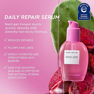 Glow Recipe Prickly Pear Peptide Vegan Mucin Serum for Redness