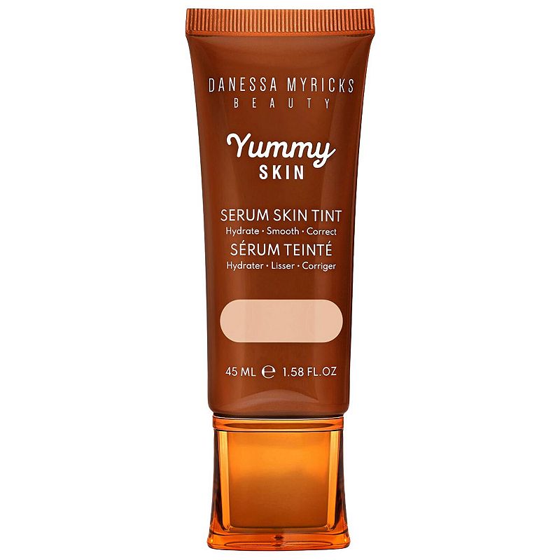 Danessa Myricks Beauty Yummy Skin Soothing Serum Skin Tint Foundation with Peptides + Ceramides, 
