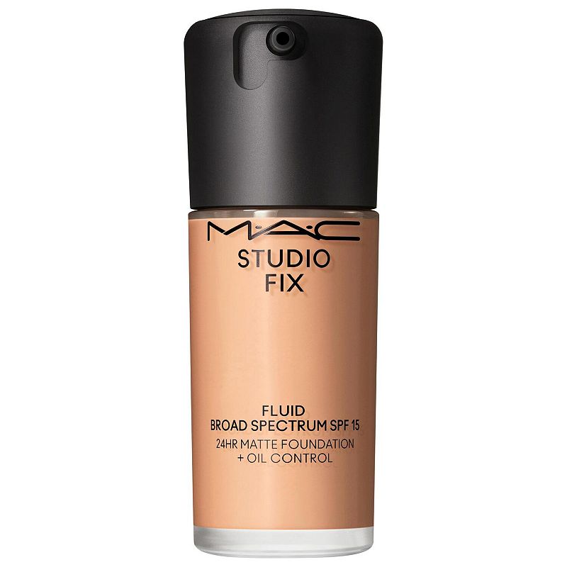 MAC Cosmetics Studio Fix Fluid SPF 15 24HR Buildable Soft-Matte Foundation + Oil Control, 