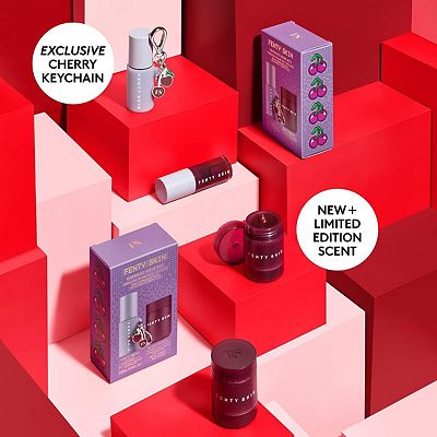 Fenty Skin Cherriez Gone Bad Hydrating Lip Care Duo + Keychain