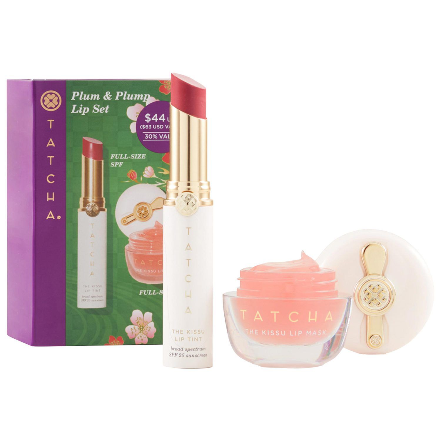 Tatcha Plum & Plump Lip Set - None