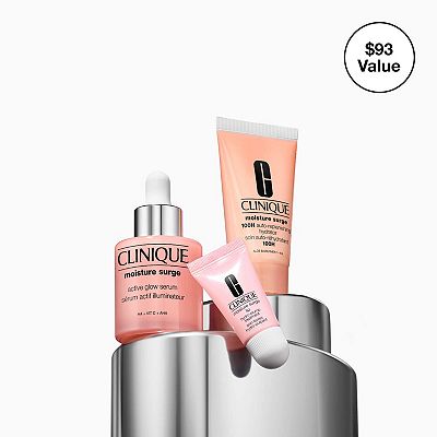 CLINIQUE Active Glow Moisture Surge Skincare Set