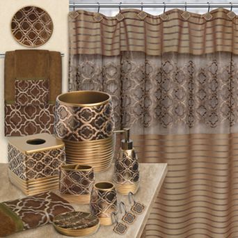 Popular Bath Spindle Shower Curtain Collection
