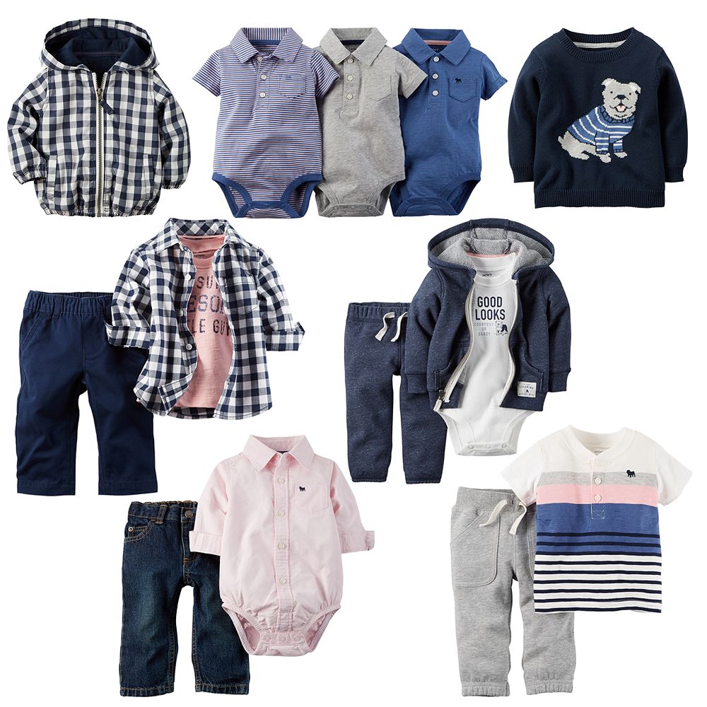 Baby Boy Carter's Gingham Mix & Match Collection
