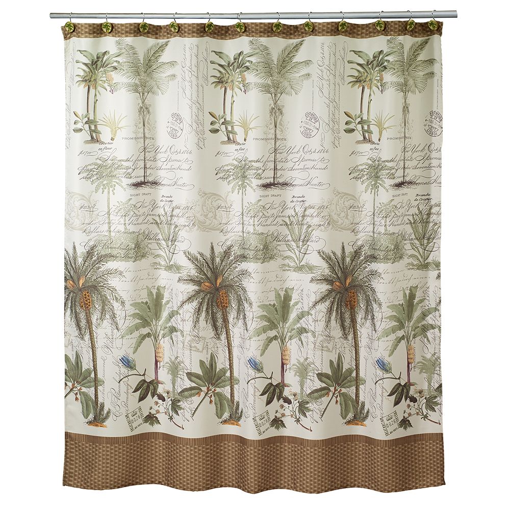 Avanti Colony Palm Shower Curtain Collection