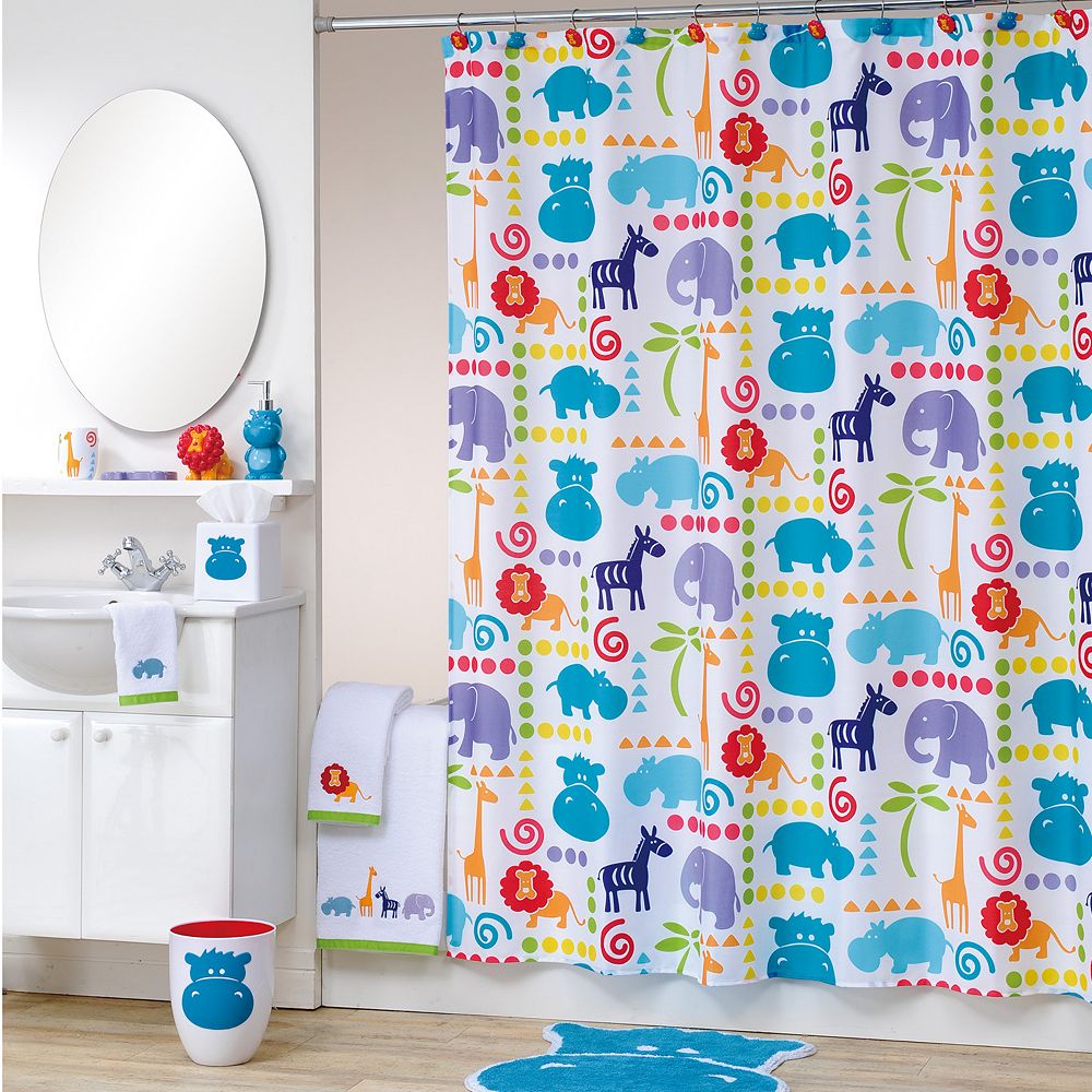 Allure Home Creations Safari Animal Shower Curtain Collection