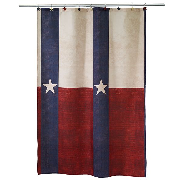 Avanti Texas Star Shower Curtain Collection, Texas Shower Curtain