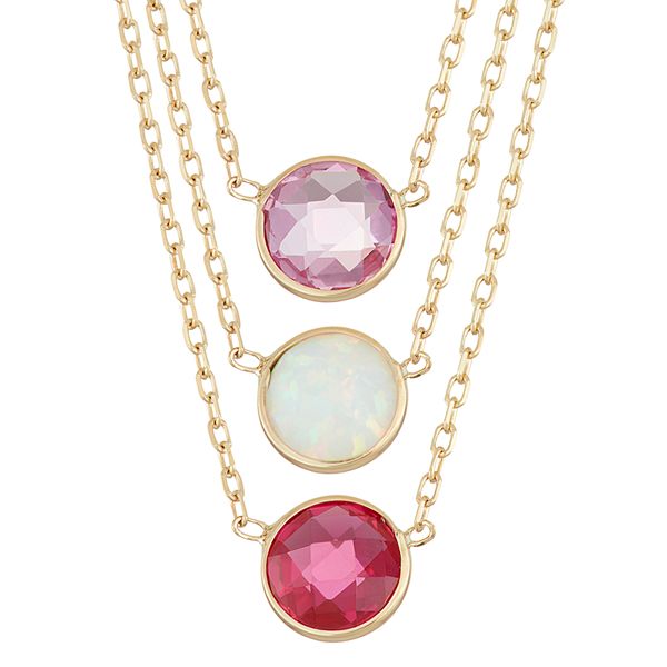 Kohls ruby store necklace