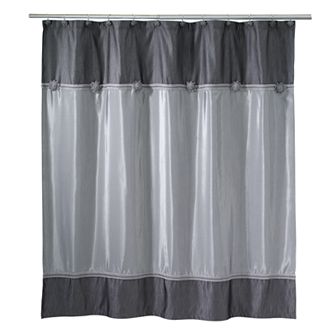 Avanti Braided Medallion Shower Curtain Collection