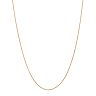 18k Gold Box Chain Necklace