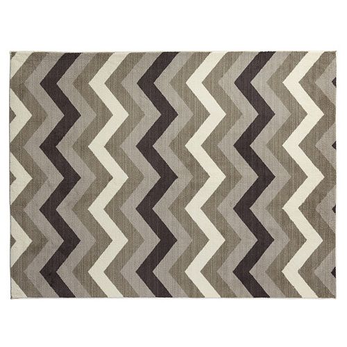 SPACES Home & Beyond by Welspun Chevron Neutrals Rug