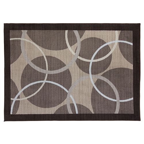 SPACES Home & Beyond by Welspun Circles Geometric Rug