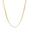 14k Gold Over Silver Herringbone Chain Necklace